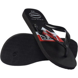 Chinelo Havaianas Masculino Top Sao Paulo 39/0 Preto-123108-24751