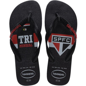 Chinelo Havaianas Masculino Top Sao Paulo 41/2 Preto