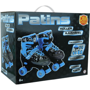 Patins Kit Roller Ajust. Azul N.38-41-122940-43207