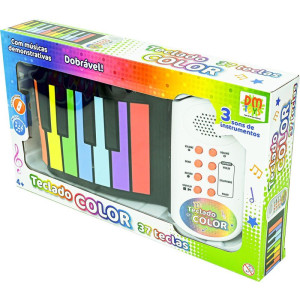 Teclado Infantil Color Flexivel 37 Teclas-122957-80547