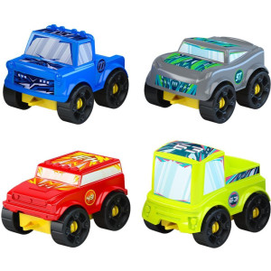 Brinquedo Para Montar Blocolandia Click 4 Carros 24p-122997-85862