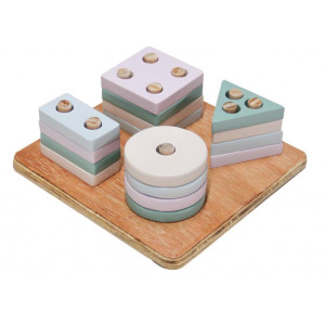 Brinquedo Pedagogico Madeira Prancha De Selecao Pequena-122990-47157