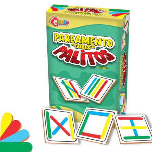 Jogo Educativo Pareamento De Cores Em Palitos-122991-68450