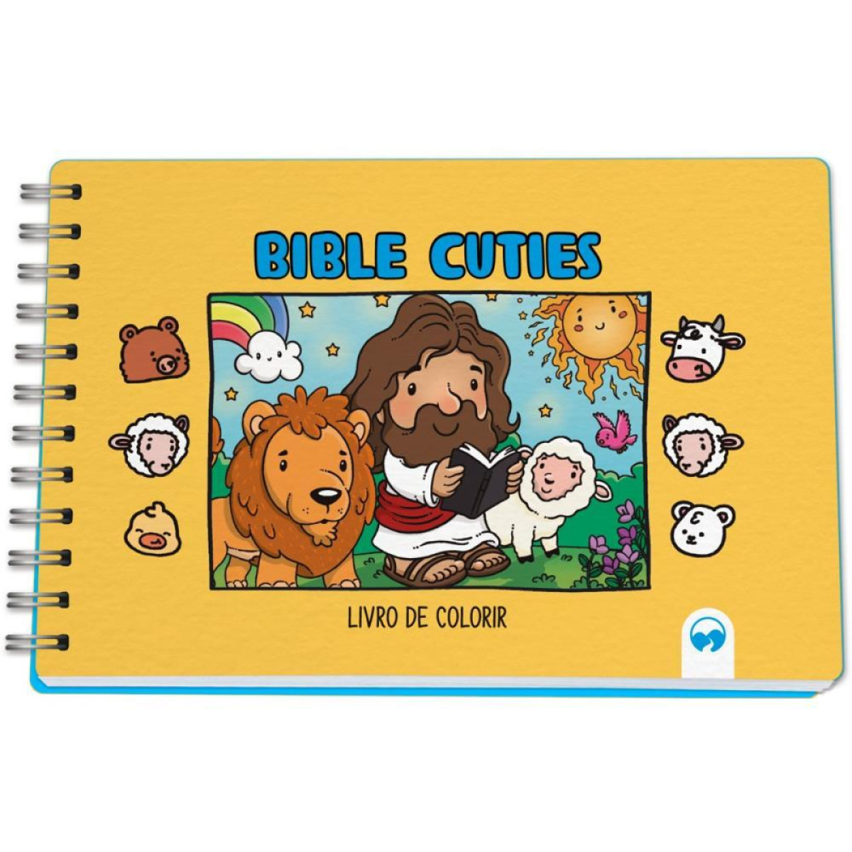 Livro De Colorir Bible Cuties 64p Cd 150g 15x21-123129-80042