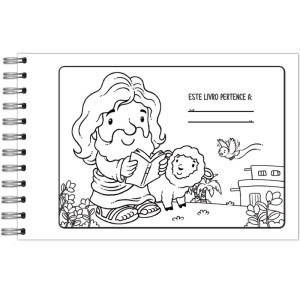 Livro De Colorir Bible Cuties 64p Cd 150g 15x21-123129-22988
