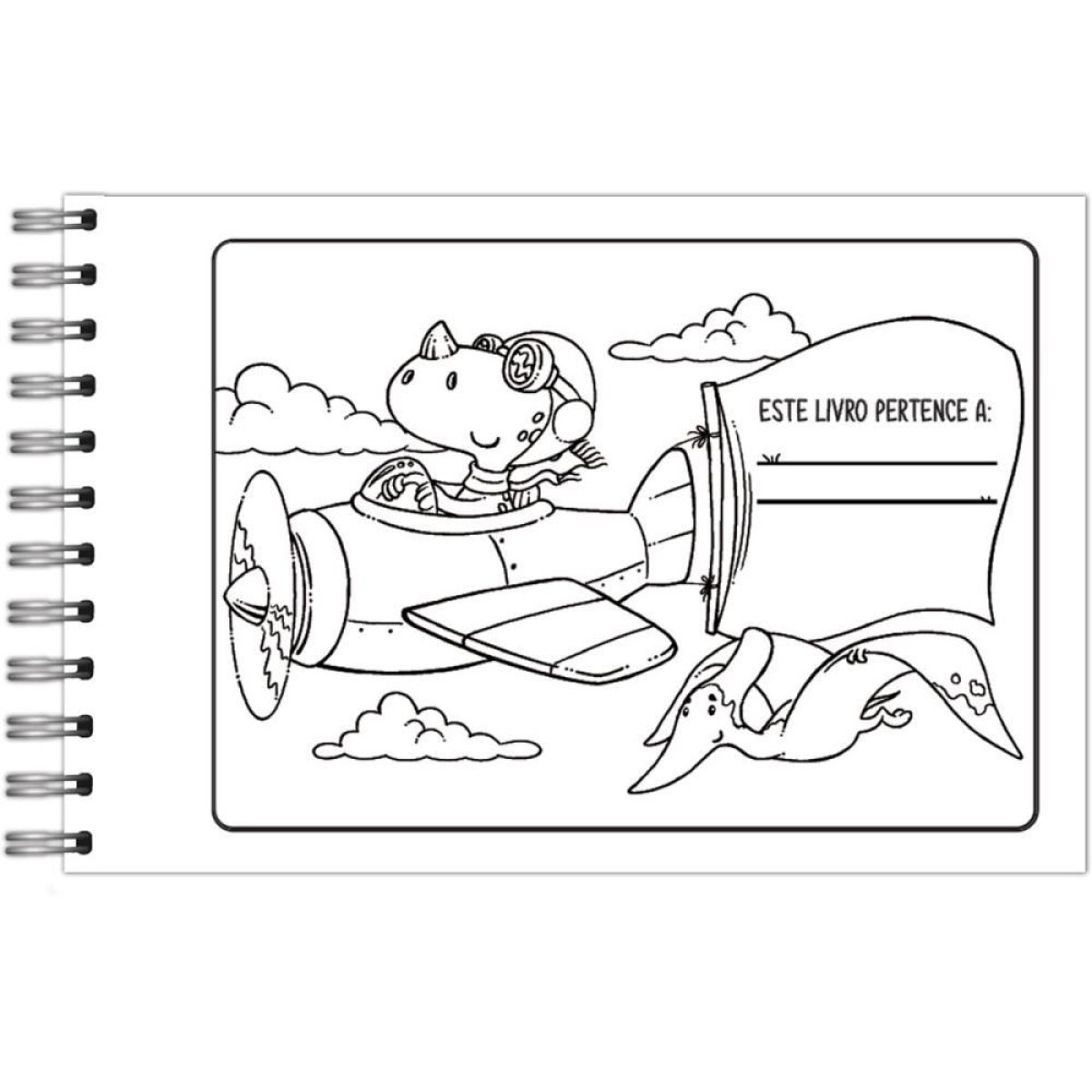 Livro De Colorir Dino Cuties 64p Cd 150g 15x21-123128-50949