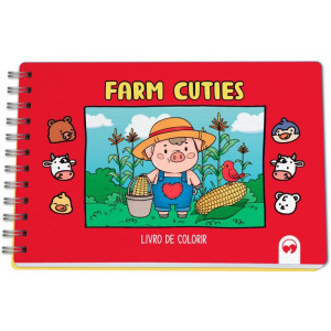 Livro De Colorir Farm Cuties 64p Cd 150g 15x21-123127-63518