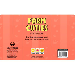 Livro De Colorir Farm Cuties 64p Cd 150g 15x21-123127-96628