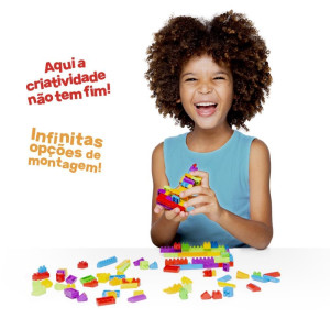 Brinquedo Para Montar Tand Pocket 100 Pecas-123135-70042