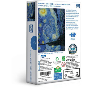 Quebra-cabeca Cartonado A Noite Estrelada 500 Pecas-123152-54209