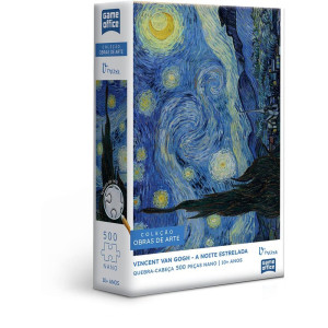 Quebra-cabeca Cartonado A Noite Estrelada 500 Pecas