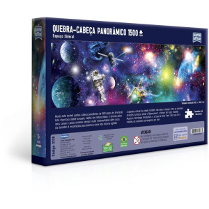 Quebra-cabeca Cartonado Espaco Sideral 1500 Pecas-123141-80398
