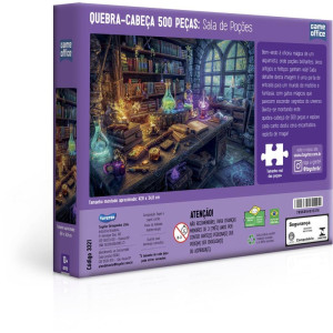 Quebra-cabeca Cartonado Sala De Pocoes 500pecas-123139-96024