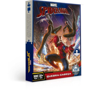 Quebra-cabeca Cartonado Spider-man 500 Pecas-123147-24232
