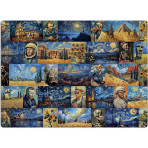 Quebra-cabeca Cartonado Van Goghverso 500 Pecas-123142-53674