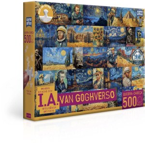 Quebra-cabeca Cartonado Van Goghverso 500 Pecas