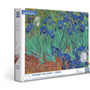 Quebra-cabeca Cartonado Vincent Van Gogh Lirios 500pcs-123143-76396