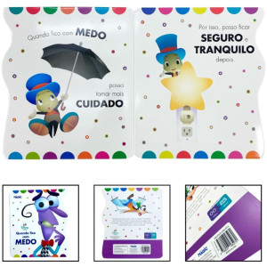 Livro Infantil Ilustrado Divertidamente Qd Fico C/medo-123175-27220