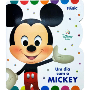 Livro Infantil Ilustrado Um Dia Com O Mickey 19x21cm-123172-54712
