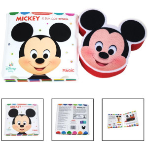 Livro Para Banho Mickey C/esponja 14x14cm-123168-14525