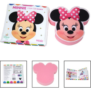 Livro Para Banho Minnie C/esponja 14x14cm-123167-31091