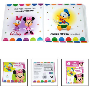 Livro Para Banho Minnie E Amigos 14x14cm-123165-52937