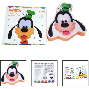 Livro Para Banho Pateta C/esponja 14x14cm-123170-60482