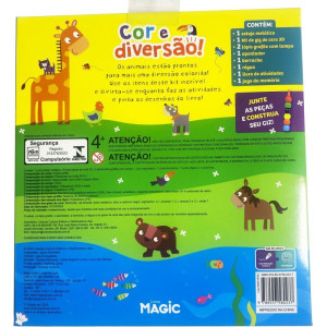 Maleta Para Pintura Animais Cor E Diversao-123194-91506