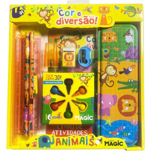 Maleta Para Pintura Animais Cor E Diversao-123194-96050