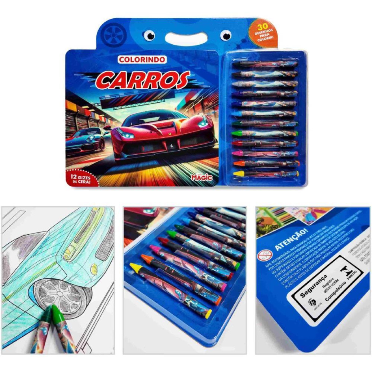 Maleta Para Pintura Colorindo Carros-123184-69353