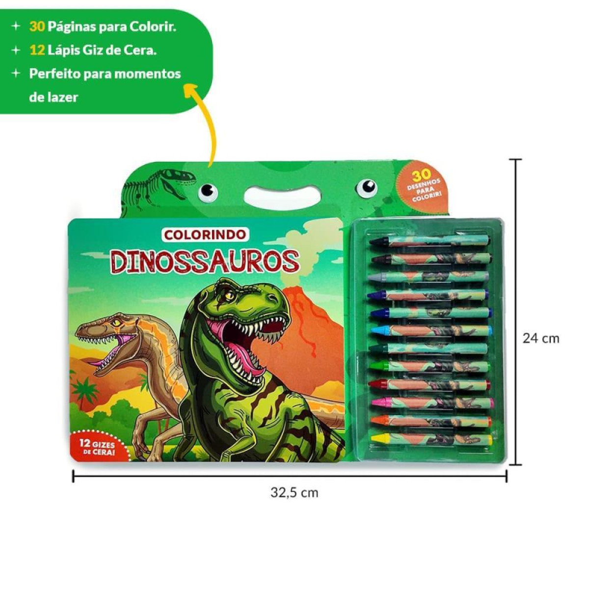 Maleta Para Pintura Colorindo Dinossauros-123185-20351