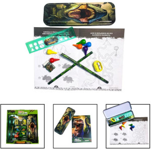 Maleta Para Pintura Dinossauros Cor E Diversao-123190-54774