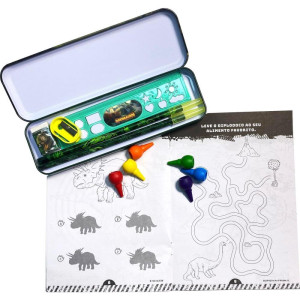 Maleta Para Pintura Dinossauros Cor E Diversao-123190-60884