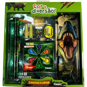Maleta Para Pintura Dinossauros Cor E Diversao-123190-67693