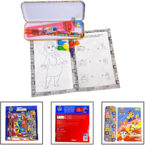 Maleta Para Pintura Patrulha Canina Cor E Diversao-123193-12873