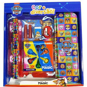 Maleta Para Pintura Patrulha Canina Cor E Diversao