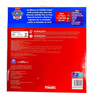 Maleta Para Pintura Patrulha Canina Cor E Diversao-123193-98236