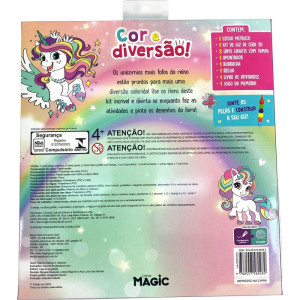 Maleta Para Pintura Unicornios Cor E Diversao-123195-62946