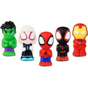Boneco E Personagem Marvel Spidey 6cm C/5 Figs