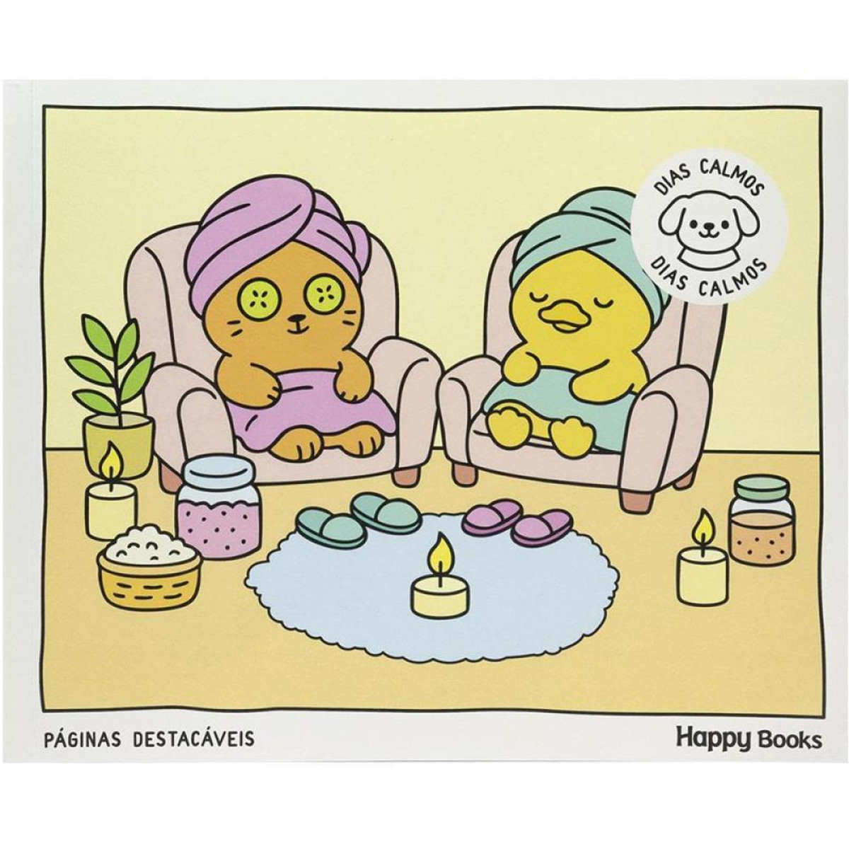 Livro De Colorir Cozy E Cute: Dias Calmos-122767-24540