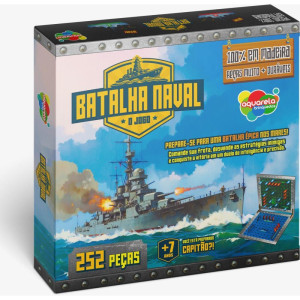 Quebra-cabeca Madeira Batalha Naval 252 Pecas-119681-38936