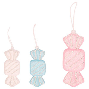 Bala Decorativa Candy De Natal 15 X 6 Cm