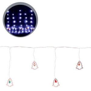 Pisca Cortina Arvore 95 Ledss Bco Frio 3m 220v Cx:012