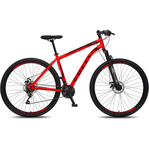 Bicicleta Aro 29 21v. Freio A Disco Verm