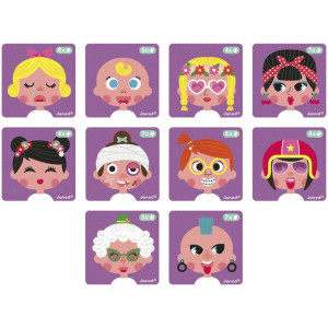 Livro Magnetico Infantil Crazy Faces Meninas 65 Pecas-123409-99745