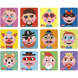 Livro Magnetico Infantil Crazy Faces Meninos 82 Pecas-123407-89699