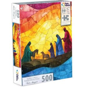 Quebra-cabeca Cartonado Reis Magos 500 Pecas