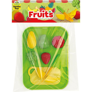 Brincando De Casinha Frutinha Crec-crec Bandeja