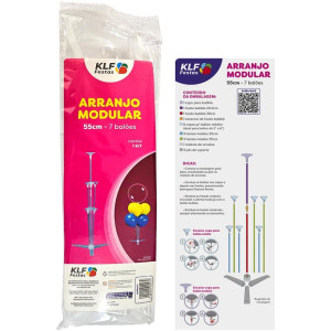 Suporte Para Balao Kit Arranjo 55cm P/07 Baloes-123436-15537