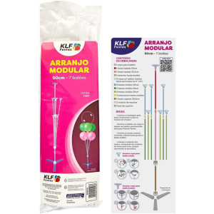 Suporte Para Balao Kit Arranjo 90cm P/07 Baloes-123438-82175